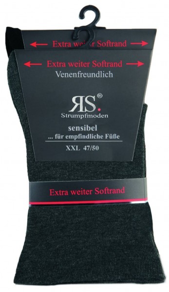 XL MEN STRUMPF SENSIBEL - Ganz ohne Gummi - 2 Pack