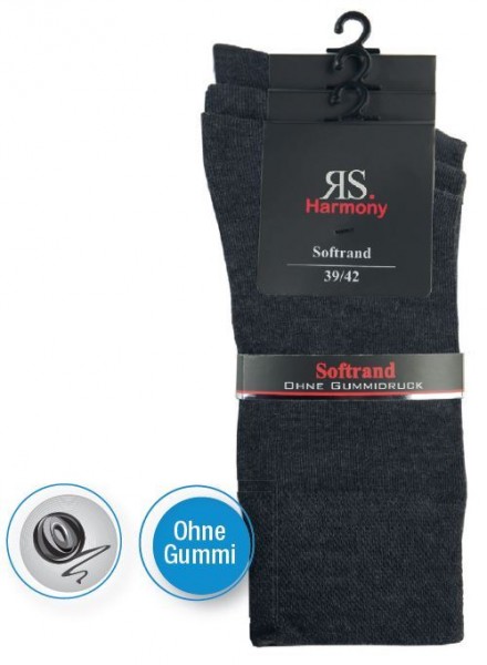 MEN RS HARMONY EXTRA STRUMPF - BLACK - 3 Pack