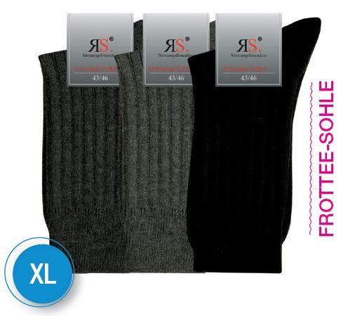 XL Extra Cotton Strumpf Extra Robust 47/50 3 Pack