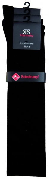 RS HARMONY EXTRA KNIESTRUMPF - schwarz - 3 Pack